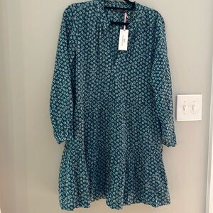 NWT Vineyard Vines Floral Tiered Dress, L